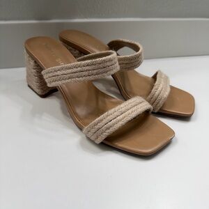 Madden girl straw heels